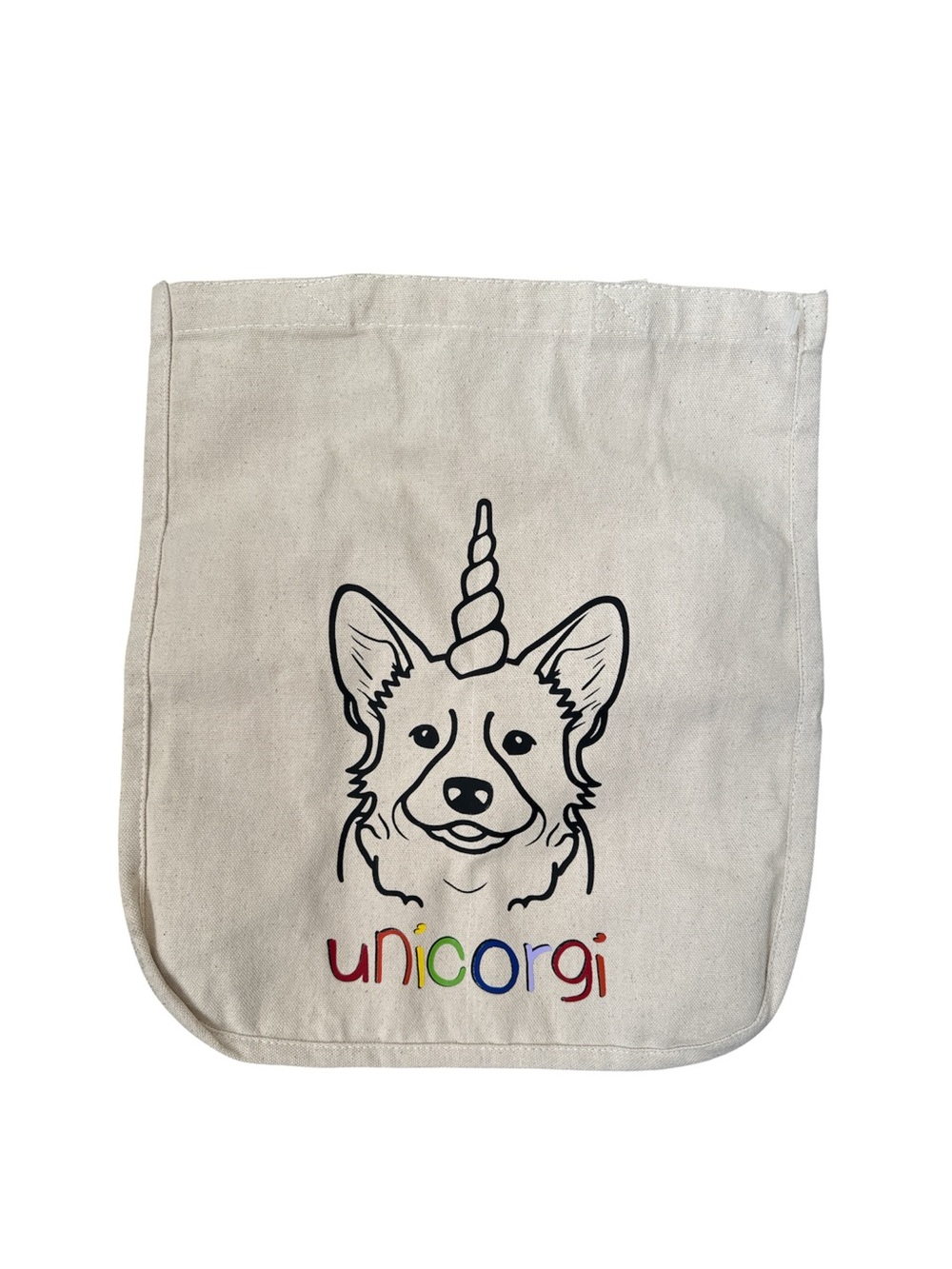 Everyday Natural Canvas Tote Bag with Top Handles